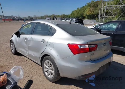 2013 Kia Rio Lx из США, поврежденный, VIN KNADM4A3XD6154320